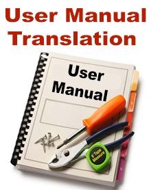 User Manual Translation Services