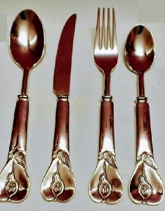 Copper Cutlery Set