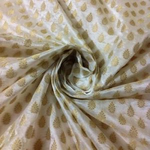 Chanderi Silk Printed Fabric