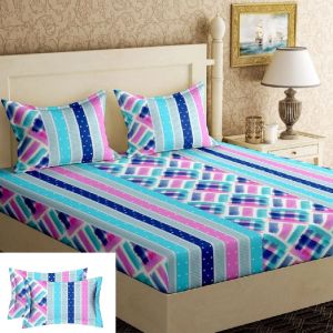 Bedsheet Flat Sheet For Double Bed Multi