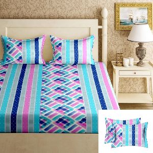 Bedsheet Flat Sheet For Double Bed Multi..