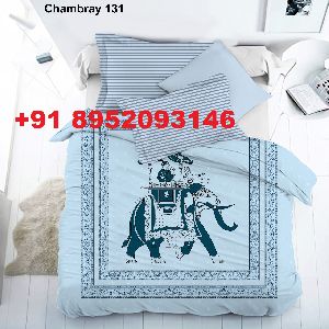 Double Bed Bedsheet Cotton Printed Sheet King Size Export Fabric