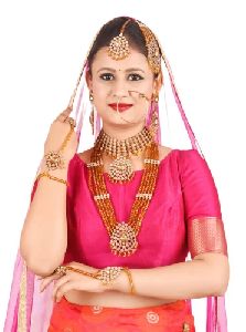 Mustard Beads Bridal Jewellery Set