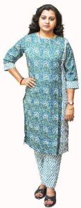 COTTON KURTI SET