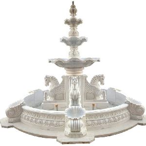 White Sandstone Fountain