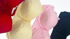 Rayon Pink Padded Bra, Size : 28, 30, 32, 34, 36, Feature : Anti