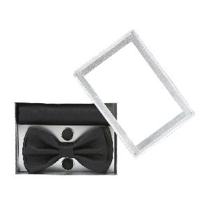 Bow Tie, Pocket Square and Cufflinks Combo set in pack of 3