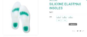 IMPORTED SILICON ELASTMAX INSOLES MAKE IN US