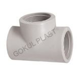 PP Socket Type Threaded Tee