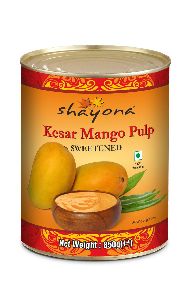 Sweetened Kesar Mango Pulp