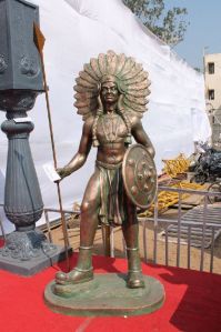 FRP Dwarpal Statue