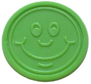 Smiley Face Plastic Tokens