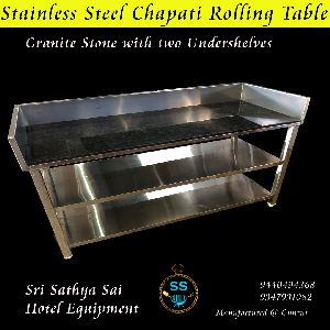 Stainless Steel Chapati Rolling Table