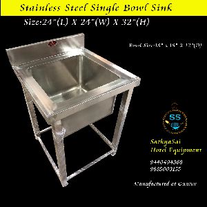 Stainless Steel Single Bowl Sink