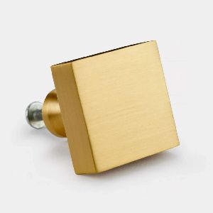 Brass Square Cabinet Knobs