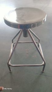 Round Stainless Steel Patient Stool