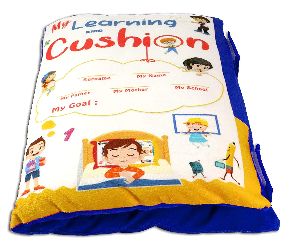 Printed Velvet Learning Baby Pillow cushion