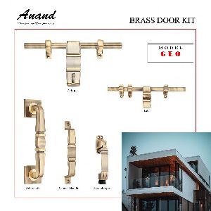 Geo Brass Door Kit