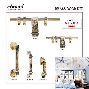 Nisha 9999 Brass Door Kit