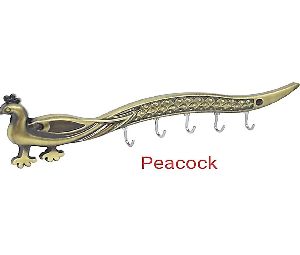 Peacock Aluminium Key Hook