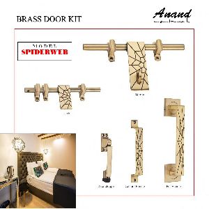 Spiderweb Brass Door Kit