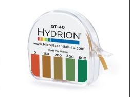 Hydrion QUAT 146 Dispenser Test Strips
