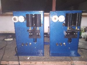 Semi automatic round cotton wick machine with feeder