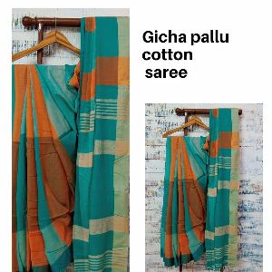 Ghicha Pallu Cotton Saree