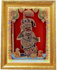 Hanuman Ji Lightning Handmade Work Photo Frame