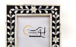 Bone inlay picture frames