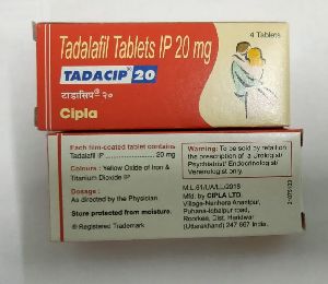 Tadacip 20 price in india