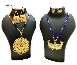 assamese traditionaal jewellery japi set combo