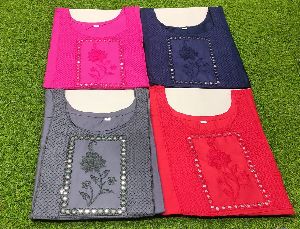 Rayon Embroidery Kurti