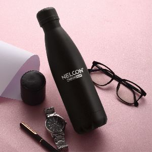 Stainless Steel Vacuum Bottle COLA DUSKY BLACK THERMO PLUS 500 ML (DOUBLE WALL)