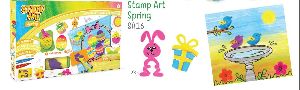 Stamp Art Spring Colouring Book Set