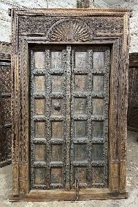 wooden antique door