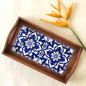 14x8 Inch Wooden Tray