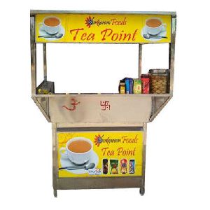 Stainless Steel Tea Stall Counter