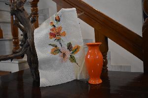 Cross Stich Embroidered Hand Towels
