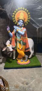 Cow Krishna Statue