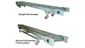 Inclined Slat Conveyor Belts System