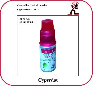 Cyperdot External Insecticide. Cypermethrin- High Cis 100 Gm.