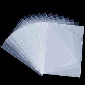 L Folder File A4 Size Durable Clear Transparent Plastic File Folders Paper Holders
