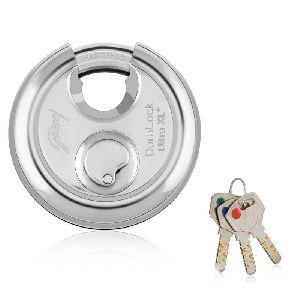 Original Heavy Duty Duralock Ultra XL+ 90mm Stainless Steel Padlock with 3 Polished Finish Common