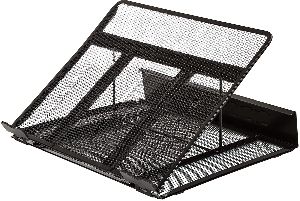 Ventilated & Adjustable Laptop Cooling Metal Mesh Stand Compatible with 11