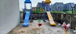 Wavy Playground Slide