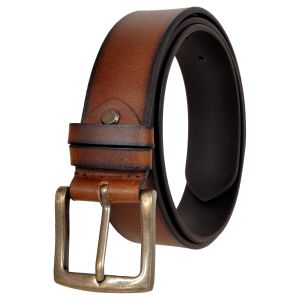 Men\'s Brown Leather Belt