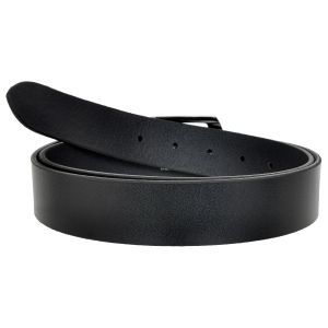 Men\'s Black Genuine Leather Belt