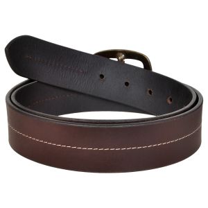 Men Brown Oil Pullup Leather Belt