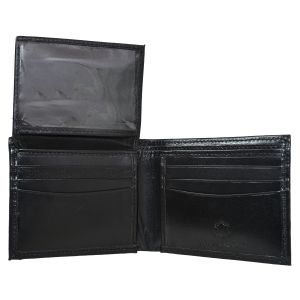 Men\'s Black Genuine Leather Wallet